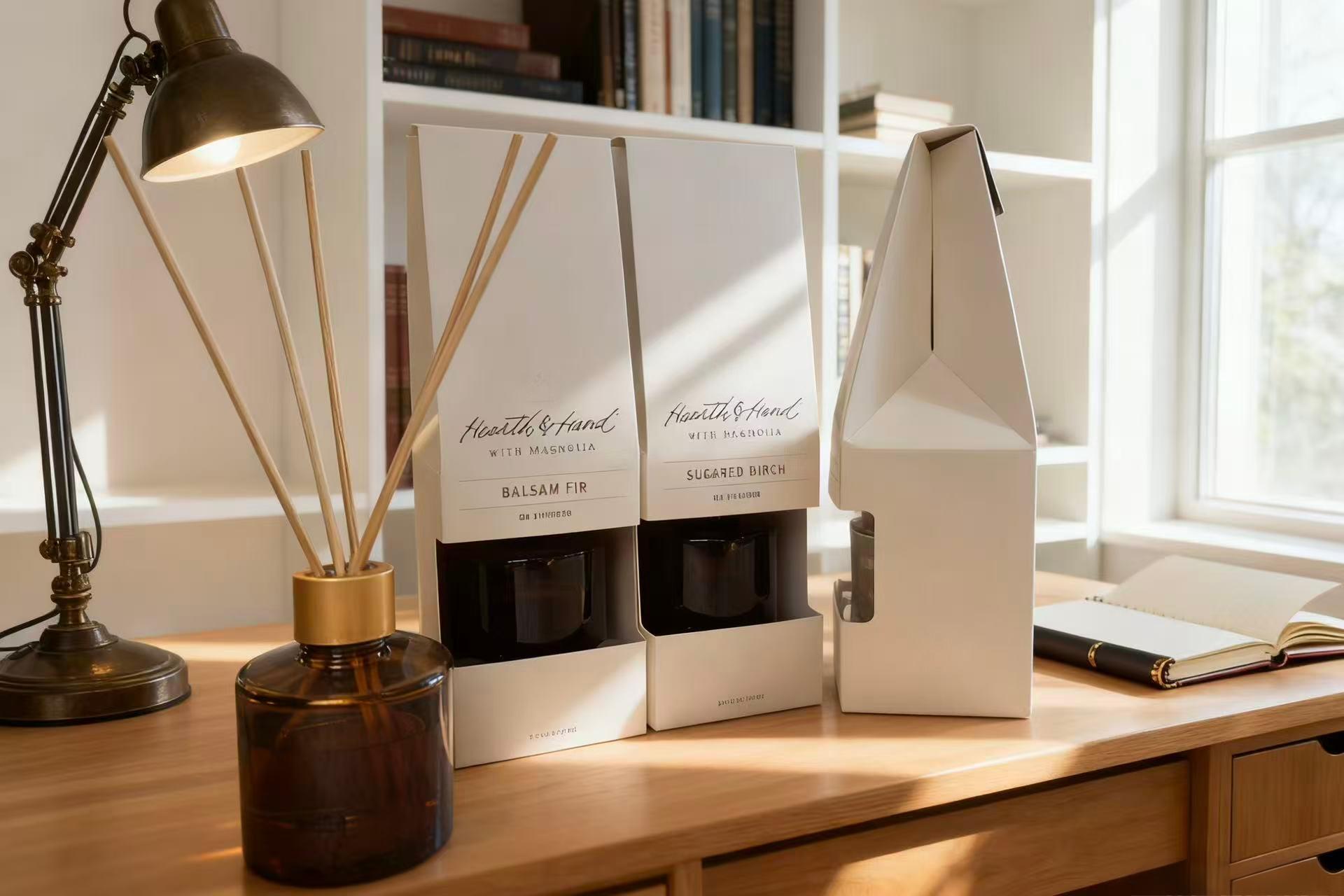 Diffuser Set - Amber Colored Glass Bottle - 80ml